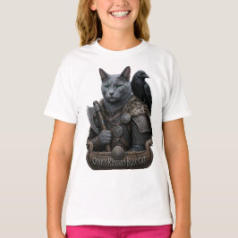 オディンのロシアンブルーの猫 Tシャツ