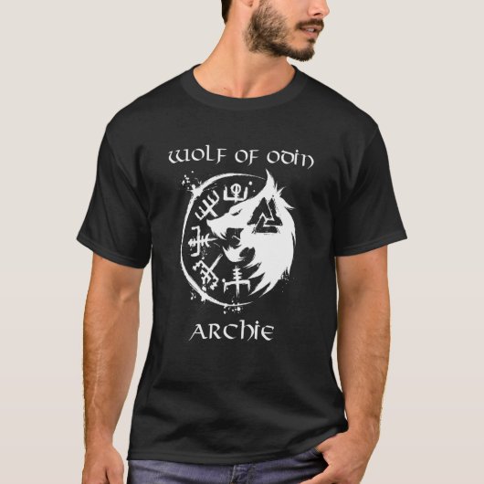 オディンアーキパーソナライズされたー Tシャツ (正面)
