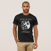 オディンエドゥアルドのパーソナライズされた狼 Tシャツ (正面フル)