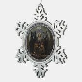 オディンズウォルフオーナメント スノーフレークピューターオーナメント (右)