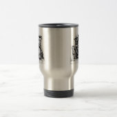 オディンラヴェンスの石座バイキング神話 トラベルマグ (中央)