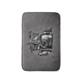 オディンラヴェンスの石座バイキング神話 バスマット (正面縦)