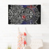 オディンラヴェンス剣バイキング神話オーストラリア国旗 横断幕 (インサイチュ)