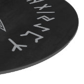 オディンレイヴンバイキング神話ルーン カッティングボード (角)