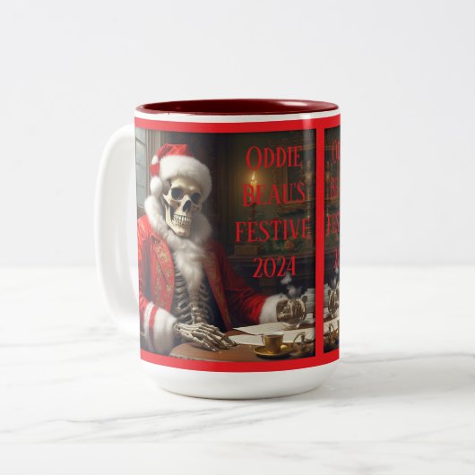 オディ・ボーのフェスティバル2024 – 限定版 ツートーンマグカップ (正面左)