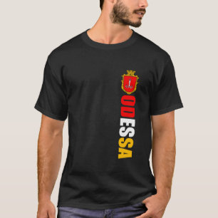オデサウクライナお土産オデサギフト国旗誇りを持った Tシャツ