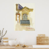 オデサフィルハーモニー劇場の窓 ポスター (キッチン)