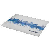 オデッサウクライナスカイラインブルー カッティングボード (角)