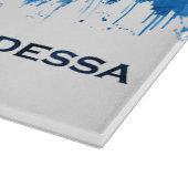 オデッサウクライナスカイラインブルー カッティングボード (角)