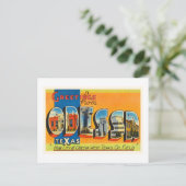 オデッサテキサス州TXオールドヴィンテージトラベル土産 ポストカード (スタンド正面)