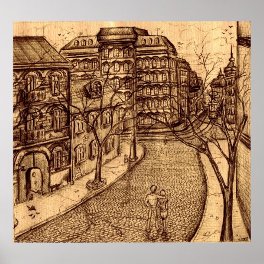 オデッサ市アートポスター ポスター (正面)