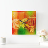 オデッセイスクエアウォールクロック スクエア壁時計 (ホーム)