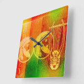 オデッセイスクエアウォールクロック スクエア壁時計 (傾斜)