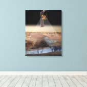 オデッセイ氷を見るアーティストの見解 キャンバスプリント (インサイチュ (ウッドフロア))