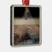 オデッセイ氷を見るアーティストの見解 メタルオーナメント (右)