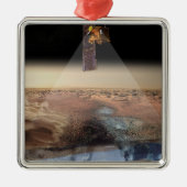 オデッセイ氷を見るアーティストの見解 メタルオーナメント (正面)