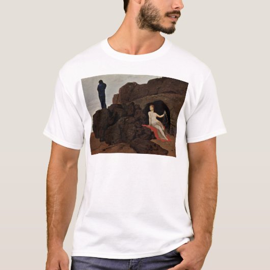オデュッセウスおよびカリュプソー Tシャツ (正面)