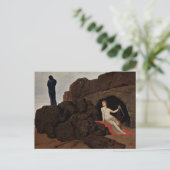 オデュッセウスとカリプソ ポストカード (スタンド正面)