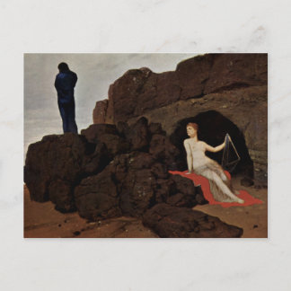 オデュッセウスとカリプソ ポストカード