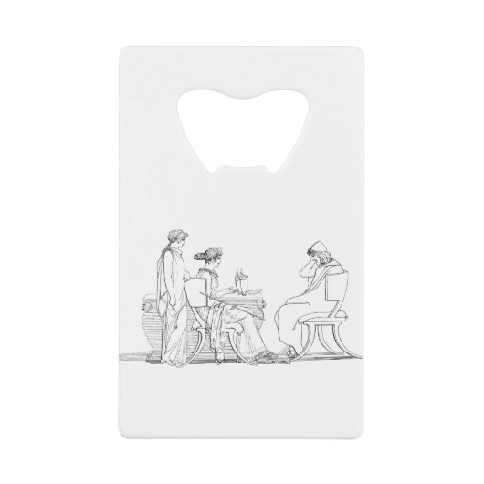 オデュッセウスは仲間を回復し始める クレジットカード栓抜き (正面)