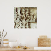 オデュッセウスは妻の求婚者を発見した ポスター (キッチン)