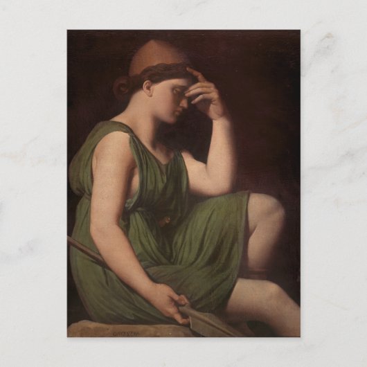 オデュッセウス、ホメロスのアポトーシス勉強 ポストカード (正面)