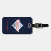 オデンセスシティデンマークレトロバイキングヴィンテージ土産 ラゲッジタグ (正面横)