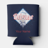 オデンセスシティデンマークレトロバイキングヴィンテージ土産 缶クーラー (裏面)