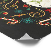 オトミすてきホリデー雪だるま ポスター (角)