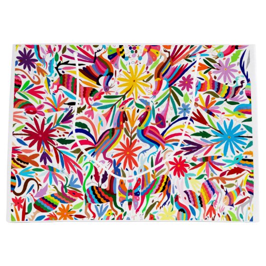 オトミカラフルプリント抱き枕 ラージペーパーバッグ (正面)