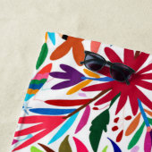 オトミカラフルプリント、フローラ/動物パターン ビーチタオル (インサイチュ)