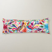 オトミカラフルプリント、フローラ/動物パターン ボディピロー (裏面)