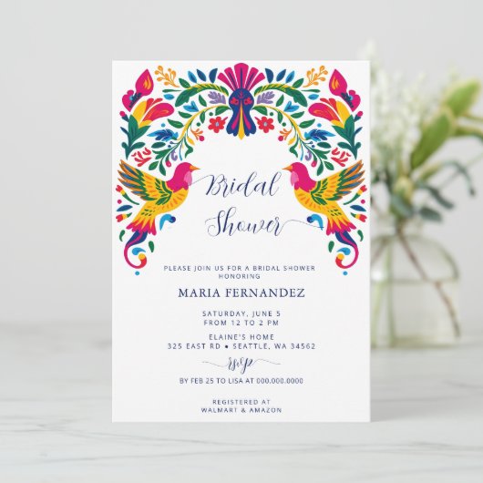 オトミバーズメキシコフェスタブライダルシャワー 招待状 (スタンド正面)