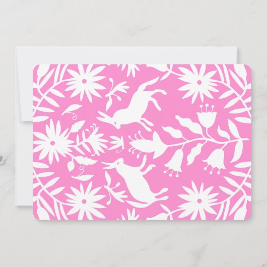 オトミプリントフェスタ誕生日 招待状 (裏面)