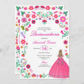 オトミメキシコ刺繍キンセニェラ招待状 招待状 (正面/裏面)