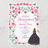 オトミメキシコ刺繍キンセニェラ招待状 招待状 (正面/裏面)
