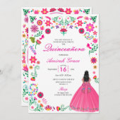 オトミ メキシカン刺繍のキンセアニェラ招待状 招待状 (正面/裏面)