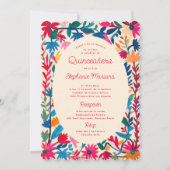 オトミ・メキシコ刺はっきりしたしゅうカラフルキンセニェラ 招待状 (正面)