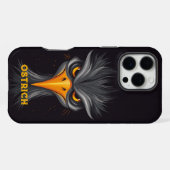 オト怒リッヒ黒 iPhoneケース (裏面横)