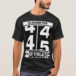 オドメーター 45歳の誕生日 楽しいマイルストーン オドメーター S Tシャツ