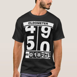 オドメーター 50歳の誕生日 楽しいマイルストーン オドメーター S Tシャツ
