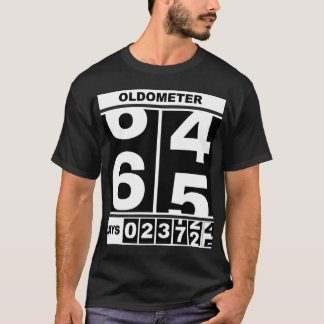 オドメーター 65歳の誕生日 おもしろい マイルストーン オドメーター S Tシャツ