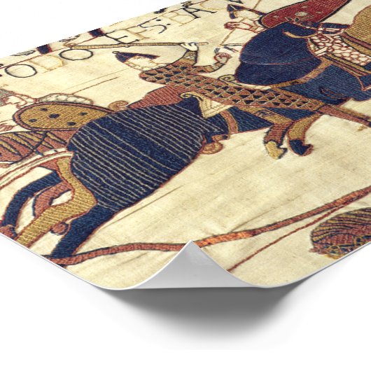 オド司教がウィリアム公の軍を糾弾して ポスター (角)