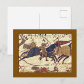 オド司教がウィリアム公の軍を糾弾して ポストカード (正面/裏面)