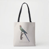 オナガインコ Psittacula Longicauda トートバッグ (正面)