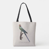 オナガインコ Psittacula Longicauda トートバッグ (裏面)