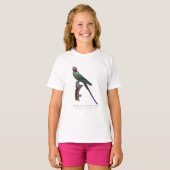 オナガインコ, Psittacula Longicauda Tシャツ (正面フル)