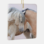 オナキーワイルドウマズガラスオーナメント セラミックオーナメント (右)