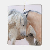 オナキーワイルドウマズガラスオーナメント セラミックオーナメント (左)