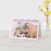 オナキーワイルドウマズホリデーカード カード (黄色い花)